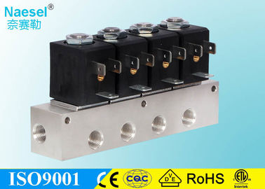 Stainless Steel 1 Inch Plastic Solenoid Valve , Multi Unit Installation Air Actuated Solenoid Valve