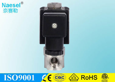 Three Way Direct Acting Solenoid Valve Normal Close Special Seal -112 ℉ - 392 ℉ Degree